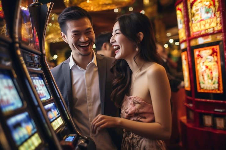 Kartu fitur omtogel dengan ikon emas
